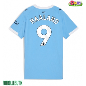 Manchester City Erling Haaland #9 Hemmatröja Kvinnor 2025-26 Kortärmad